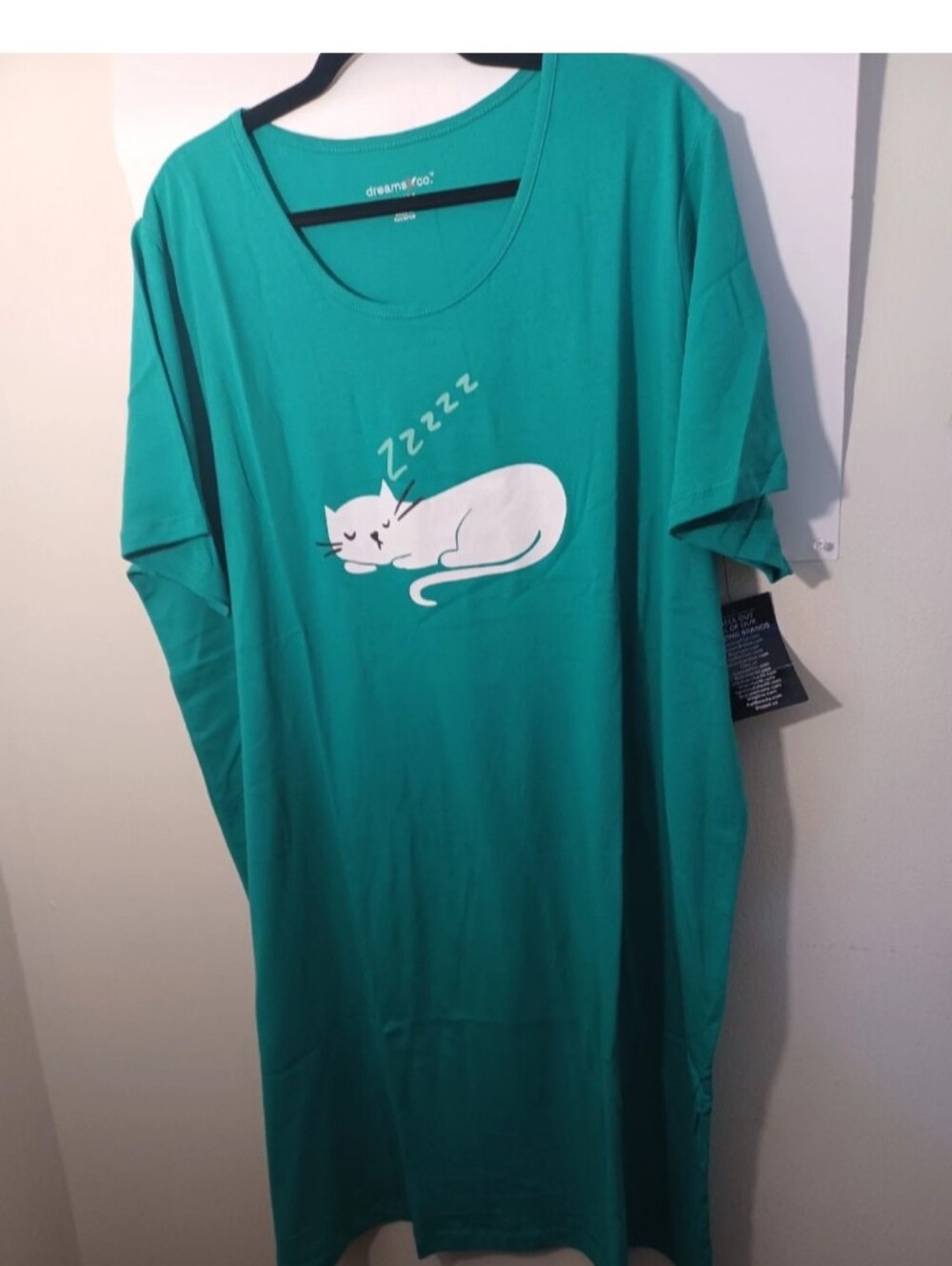 Sleep Shirt Dreams &Co 100% Cotton New 1X/2X